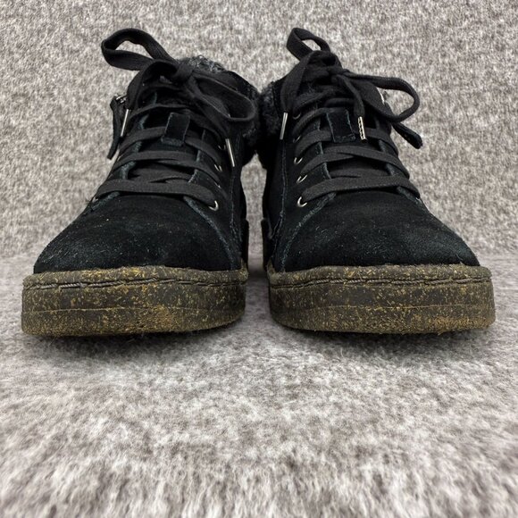 ✅Aetrex Bonnie Arch Support Sneakers Black Womens 7.5-8 EU38 Side-zip Orthotic - Picture 3 of 12